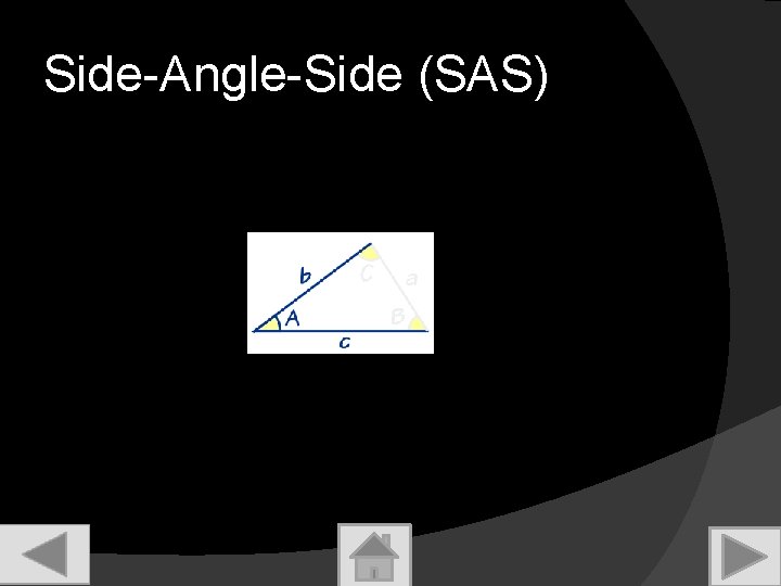 Side-Angle-Side (SAS) 
