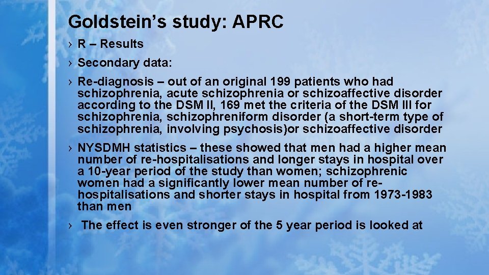 Goldstein’s study: APRC › R – Results › Secondary data: › Re-diagnosis – out Goldstein’s study: APRC › R – Results › Secondary data: › Re-diagnosis – out