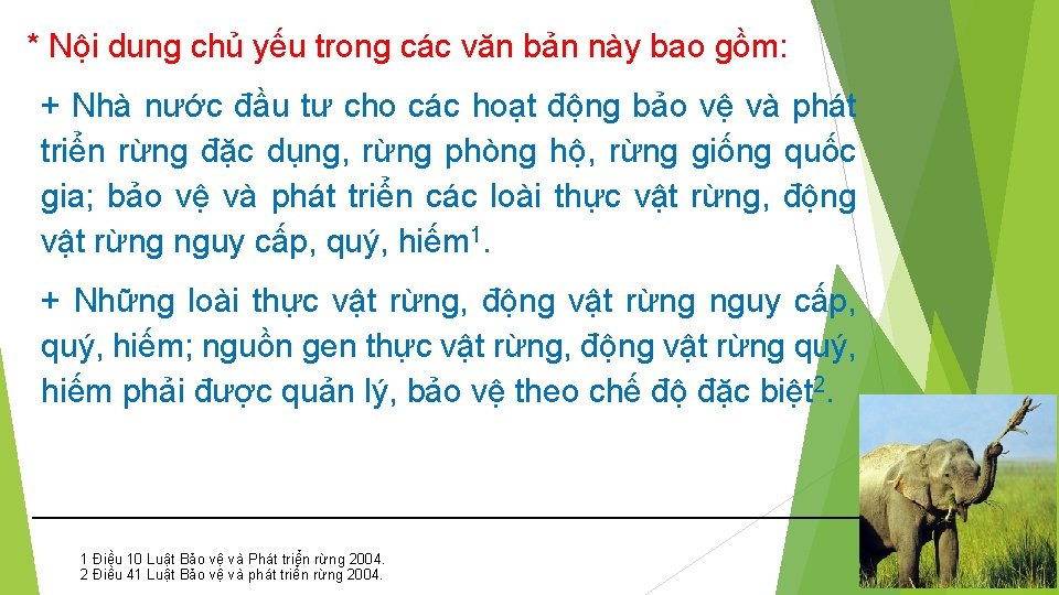 * Nội dung chủ yếu trong các văn bản này bao gồm: + Nhà