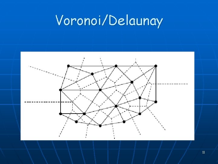 Voronoi/Delaunay 11 