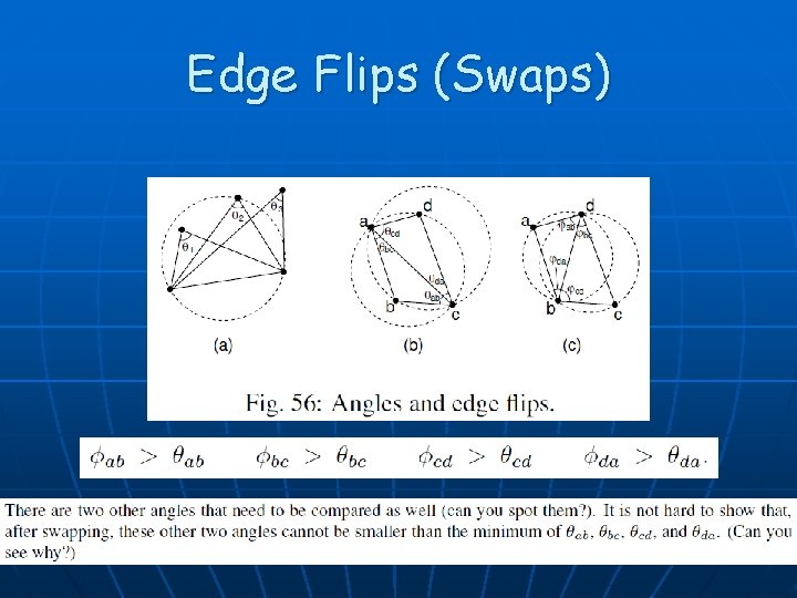 Edge Flips (Swaps) 26 