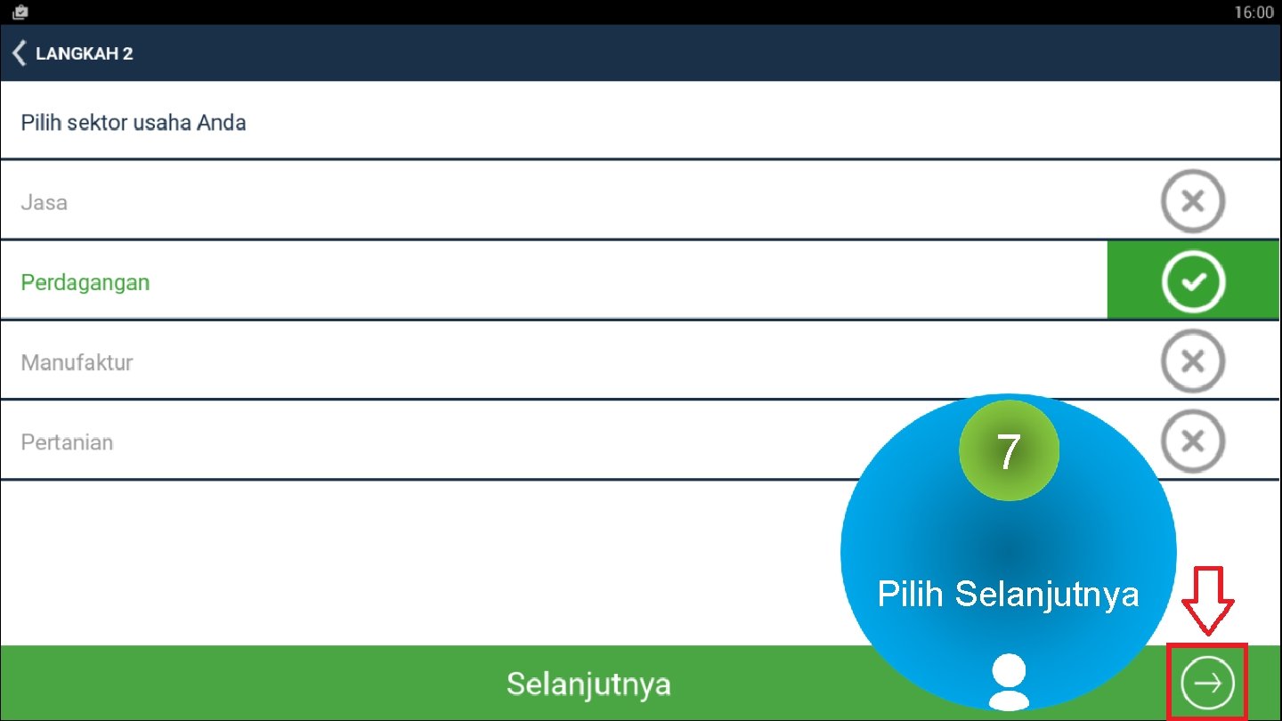 7 Pilih Selanjutnya 