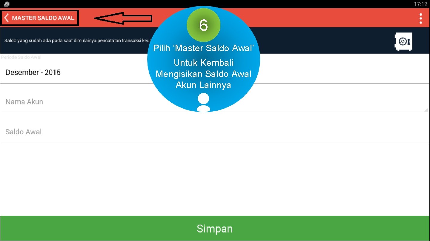 6 Pilih ‘Master Saldo Awal’ Untuk Kembali Mengisikan Saldo Awal Akun Lainnya 