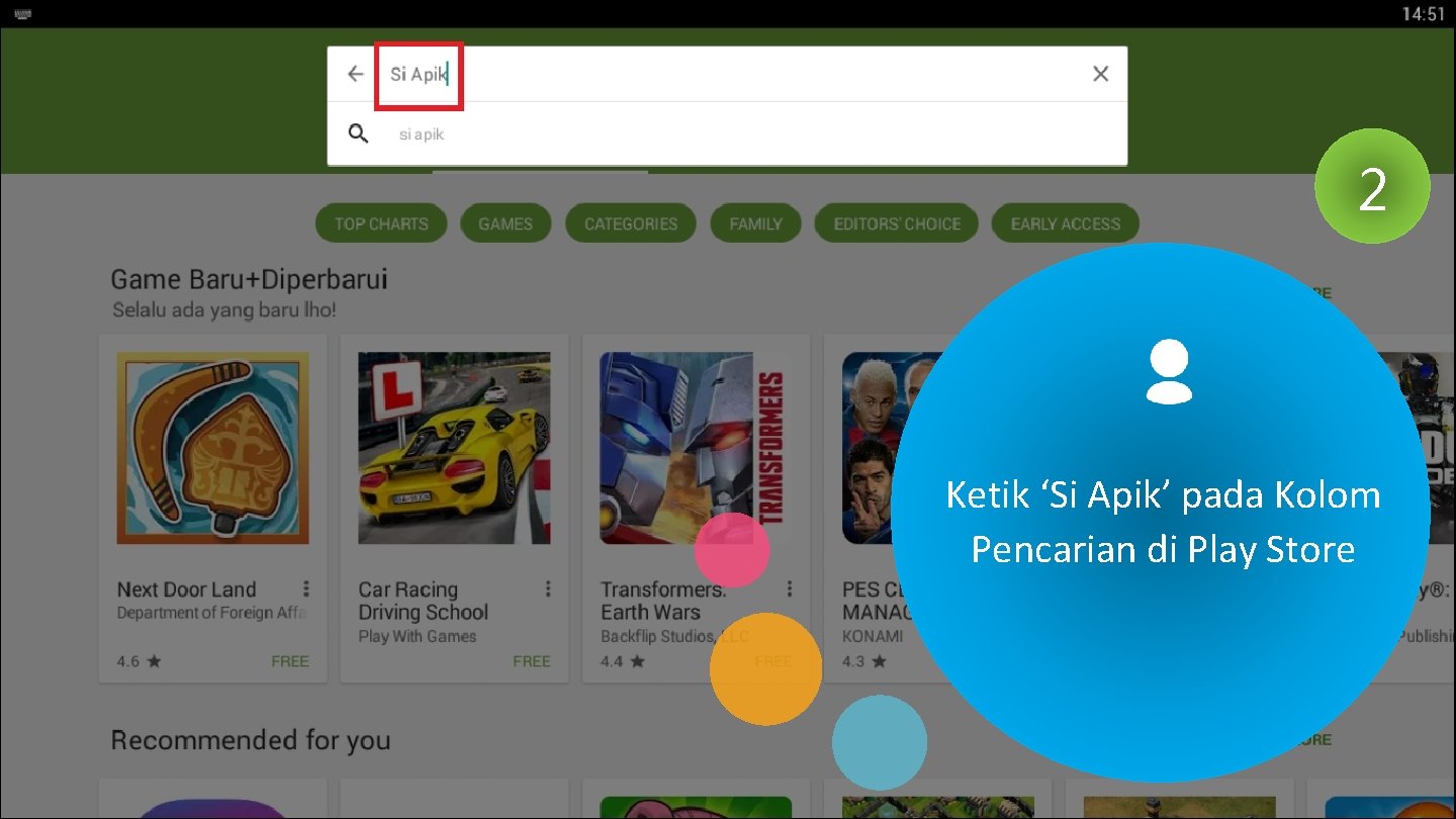 2 Ketik ‘Si Apik’ pada Kolom Pencarian di Play Store 