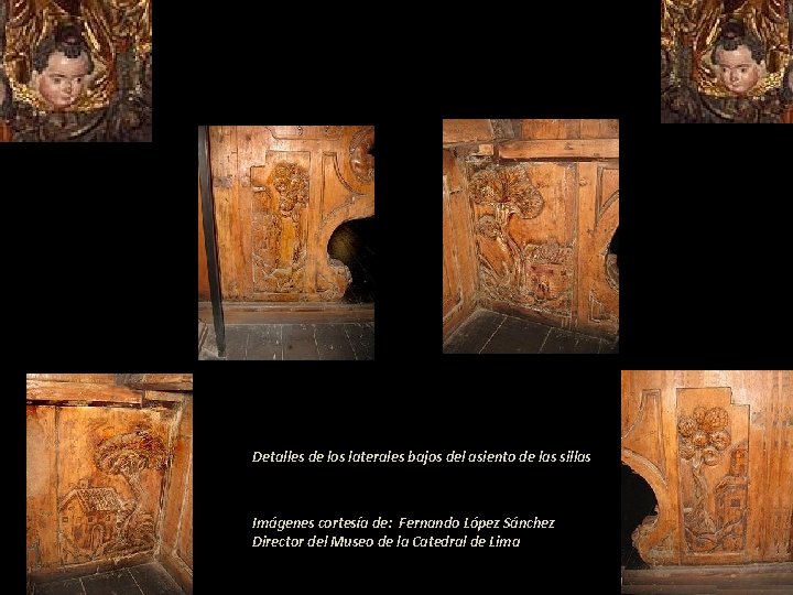 Detalles de los laterales bajos del asiento de las sillas Imágenes cortesía de: Fernando