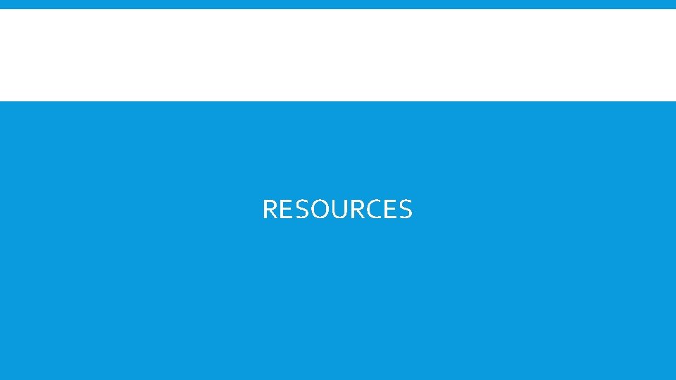 RESOURCES 