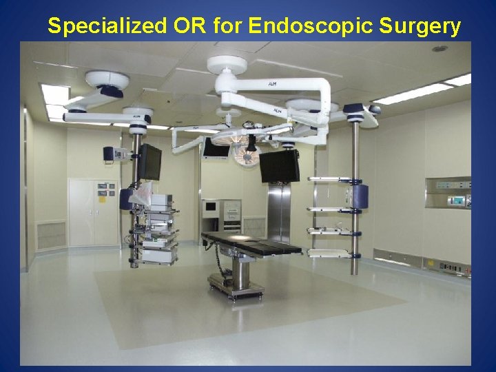 Specialized OR for Endoscopic Surgery 