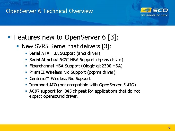 Open. Server 6 Technical Overview § Features new to Open. Server 6 [3]: §
