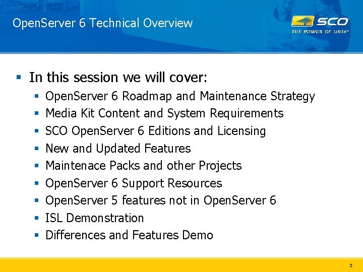 Open. Server 6 Technical Overview § In this session we will cover: § §