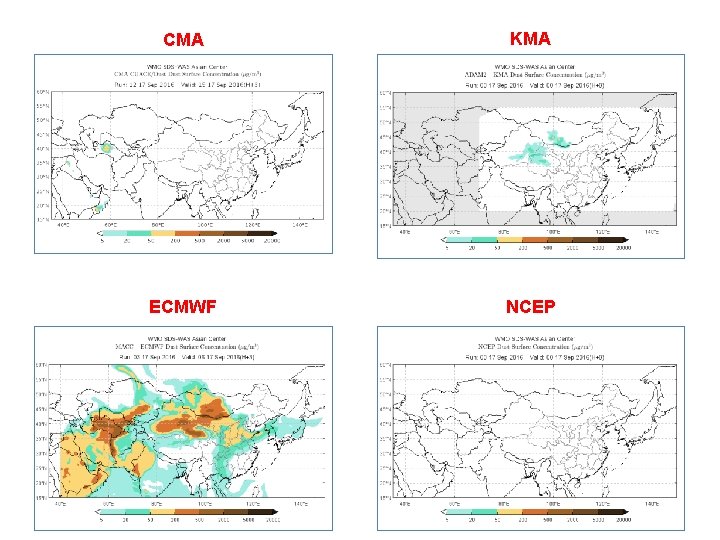 CMA KMA ECMWF NCEP 11 CMA KMA ECMWF NCEP 11
