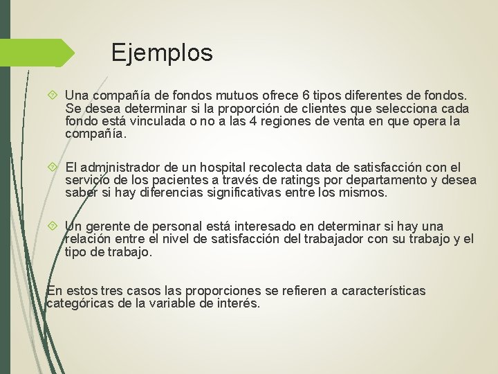 Ejemplos Una compañía de fondos mutuos ofrece 6 tipos diferentes de fondos. Se desea Ejemplos Una compañía de fondos mutuos ofrece 6 tipos diferentes de fondos. Se desea
