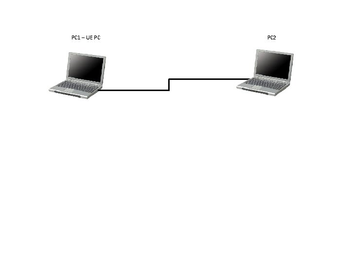 PC 1 – UE PC PC 2 