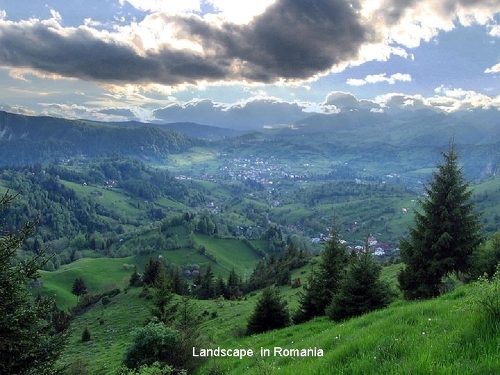 Landscape in Romania 