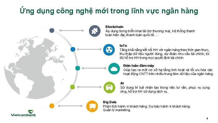 Ứng dụng công nghệ mới trong lĩnh vực ngân hàng Blockchain Áp dụng trong