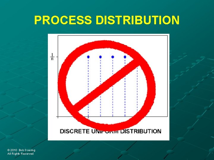 PROCESS DISTRIBUTION © 2010 Bob Doering © 2010 Bob Doering All Rights Reserved 