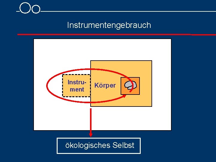 Instrumentengebrauch Instrument Körper ökologisches Selbst 