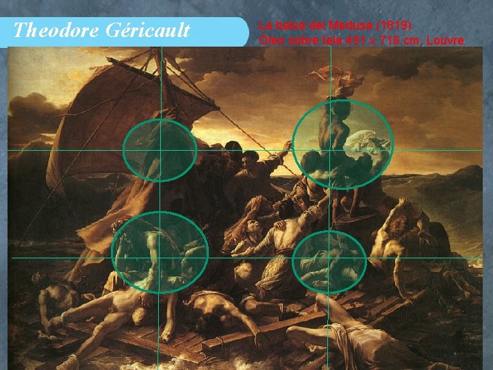 Theodore Géricault La balsa del Medusa (1819) Óleo sobre tela 491 x 716 cm.