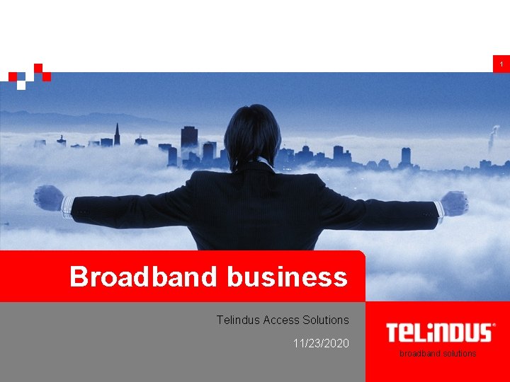 1 Broadband business Telindus Access Solutions 11/23/2020 broadband solutions 