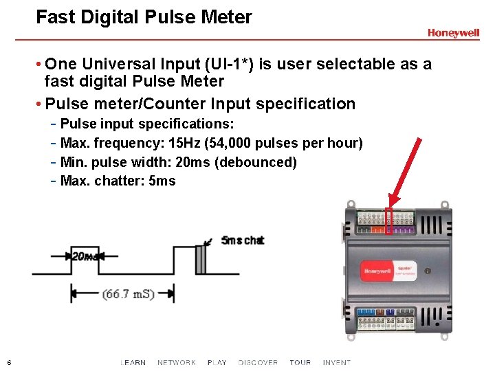 Fast Digital Pulse Meter • One Universal Input (UI-1*) is user selectable as a