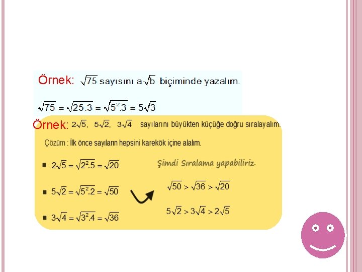 Örnek: Örnek: