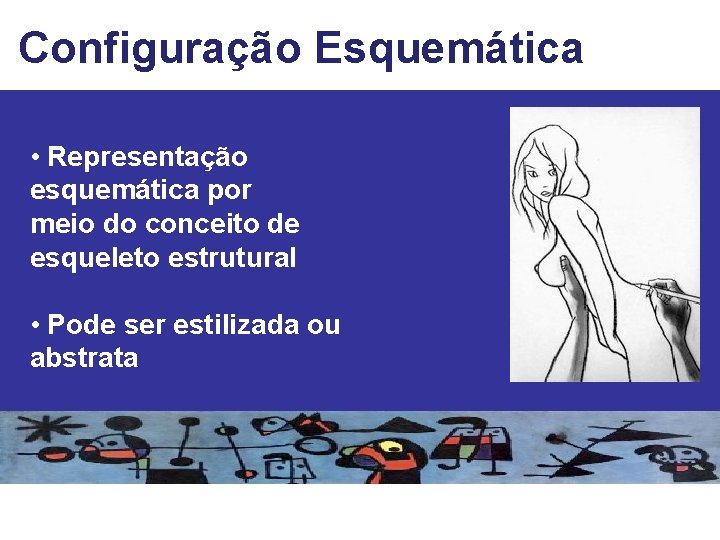 Configuração Esquemática • Representação esquemática por meio do conceito de esqueleto estrutural • Pode