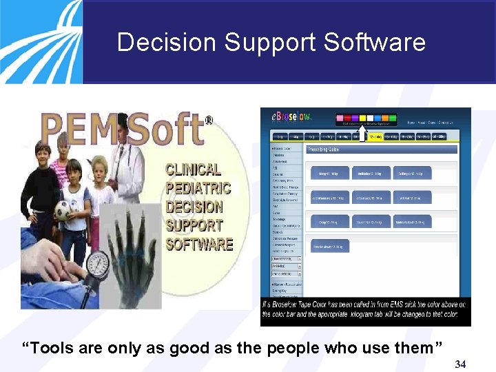 Decision Support Software “Tools are only as good as the people who use them”