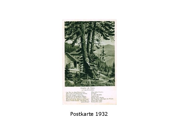 Postkarte 1932 