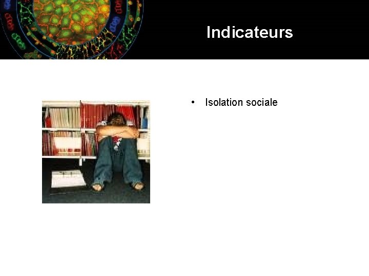 Indicateurs • Isolation sociale 