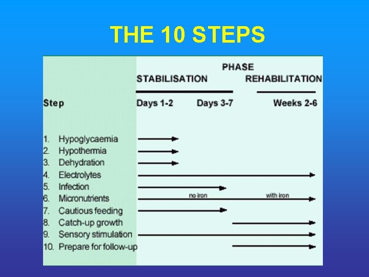  THE 10 STEPS 