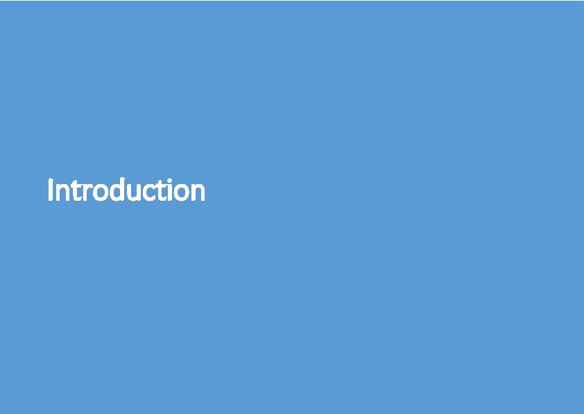 Introduction Introduction
