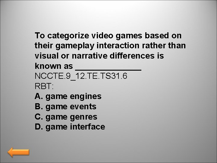 To categorize video games based on their gameplay interaction rather than visual or narrative