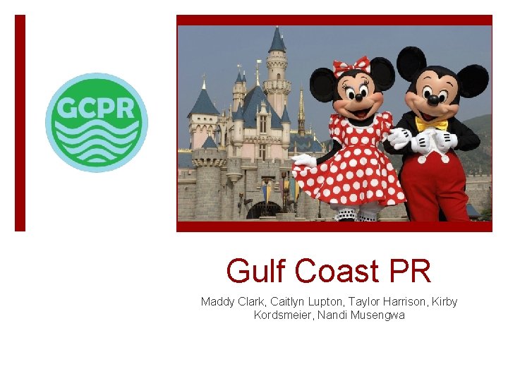 Gulf Coast PR Maddy Clark, Caitlyn Lupton, Taylor Harrison, Kirby Kordsmeier, Nandi Musengwa 