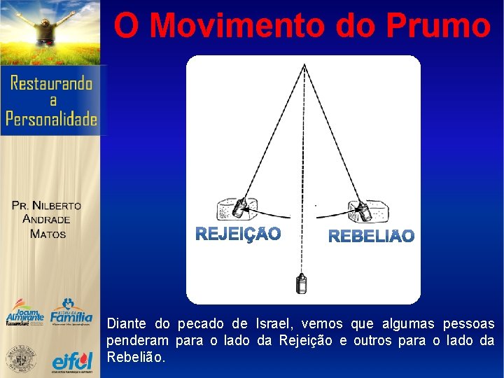 O Movimento do Prumo Diante do pecado de Israel, vemos que algumas pessoas penderam