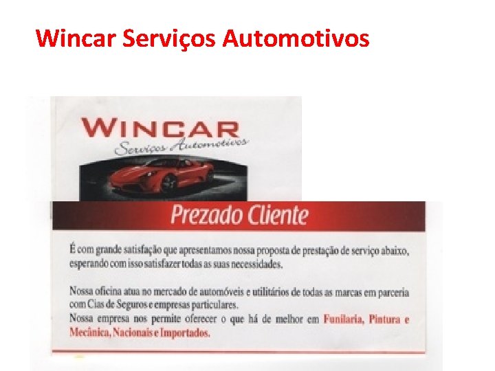 Wincar Serviços Automotivos 