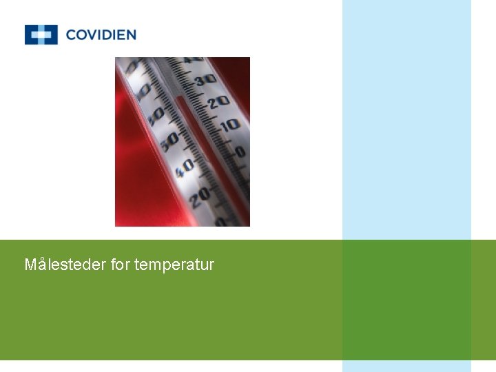 Målesteder for temperatur 