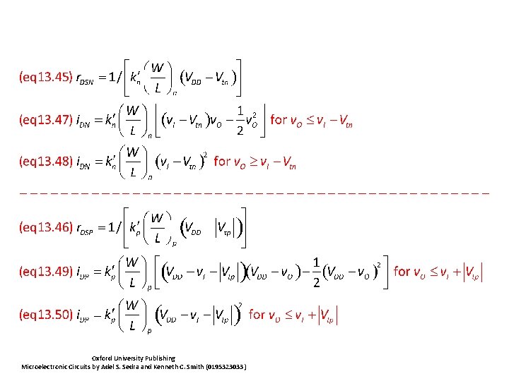 13. 1. 6. Power Dissipation Oxford University Publishing Microelectronic Circuits by Adel S. Sedra