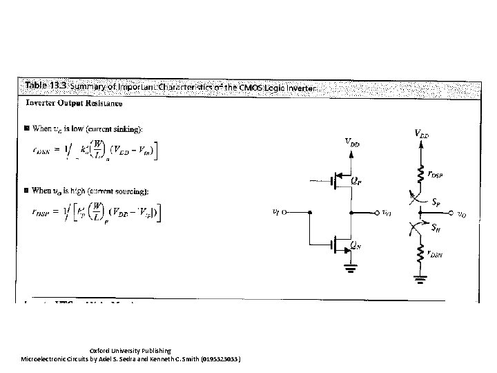 Oxford University Publishing Microelectronic Circuits by Adel S. Sedra and Kenneth C. Smith (0195323033)