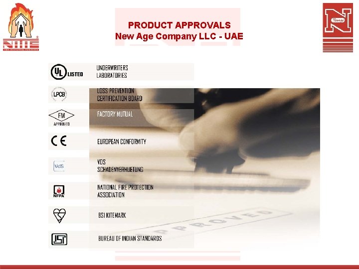 PRODUCT APPROVALS New Age Company LLC - UAE 