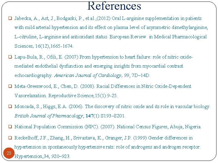 References q Jabecka, A. , Ast, J. , Bodgaski, P. , et al. ,