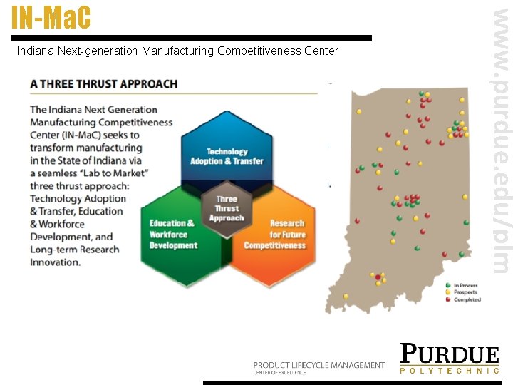 Indiana Next-generation Manufacturing Competitiveness Center www. purdue. edu/plm IN-Ma. C Indiana Next-generation Manufacturing Competitiveness Center www. purdue. edu/plm IN-Ma. C