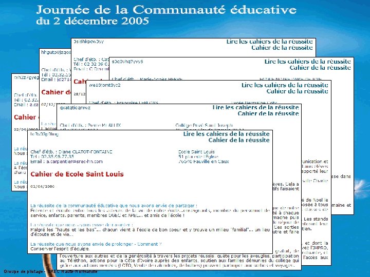 Groupe de pilotage - SREC Haute-Normandie 