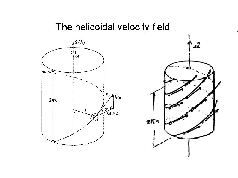 The helicoidal velocity field 