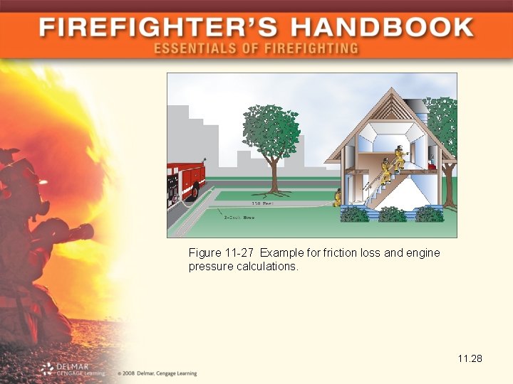 Figure 11 -27 Example for friction loss and engine pressure calculations. 11. 28 