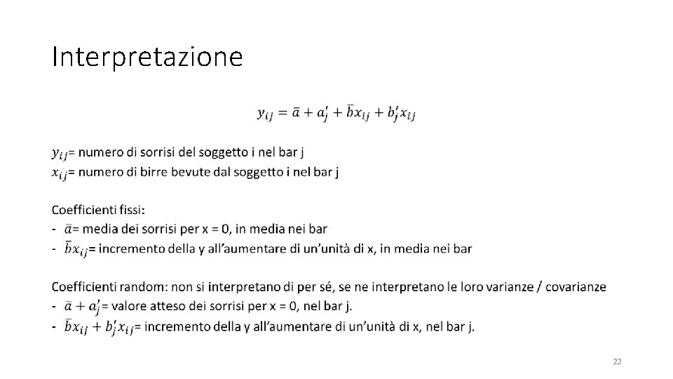 Interpretazione • 22 