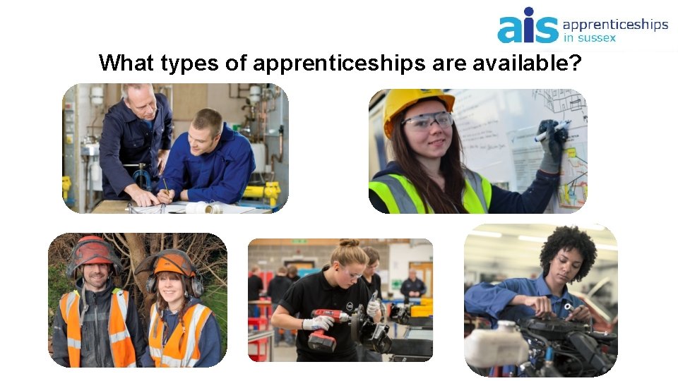 What types of apprenticeships are available? 