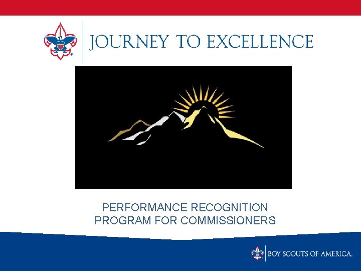 PERFORMANCE RECOGNITION PROGRAM FOR COMMISSIONERS 