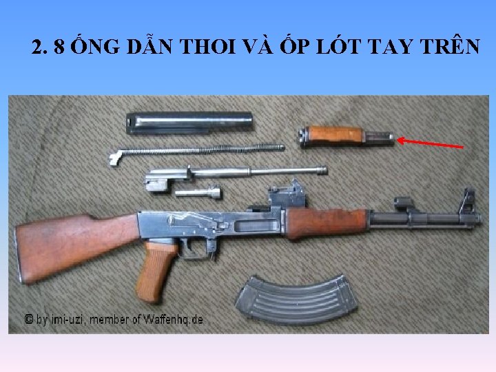 2. 8 ỐNG DẪN THOI VÀ ỐP LÓT TAY TRÊN 2. 8 ỐNG DẪN THOI VÀ ỐP LÓT TAY TRÊN