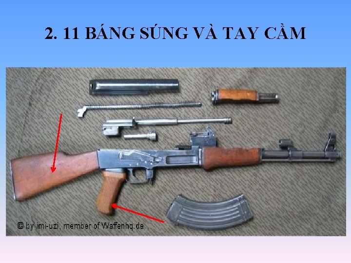 2. 11 BÁNG SÚNG VÀ TAY CẦM 2. 11 BÁNG SÚNG VÀ TAY CẦM