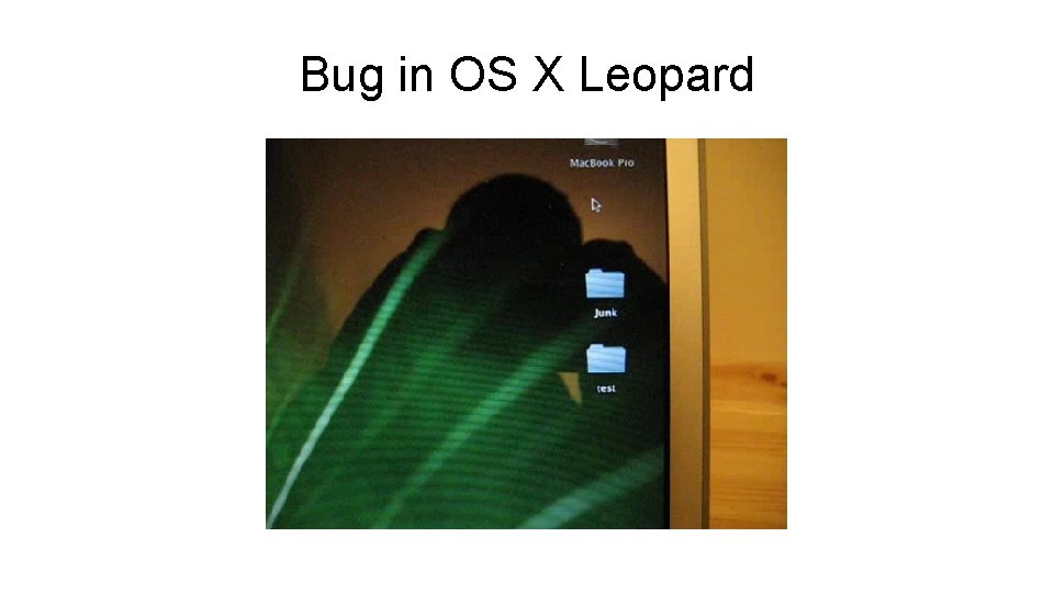 Bug in OS X Leopard 