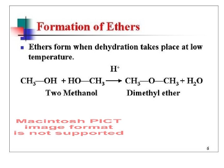 Reactions of Alcohols 